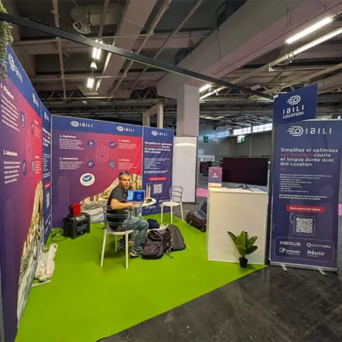 STAND SALON MODULABLE IBILI-CRÉATION GRAPHIQUE BY REDBOX