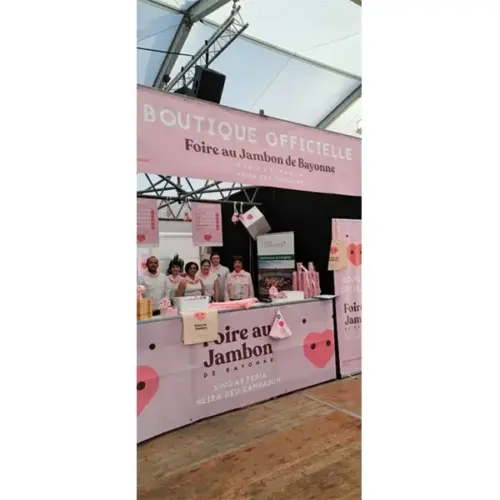 Bâche PVC stand Foire au jambon