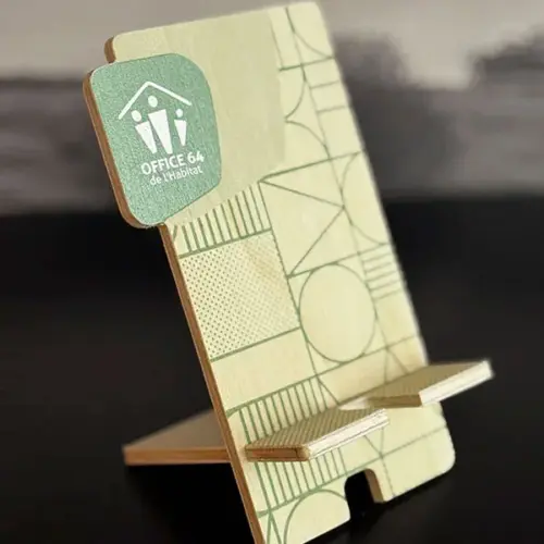 Support téléphone peuplier 5mm