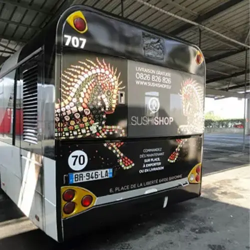 Semi-covering arrière de Bus