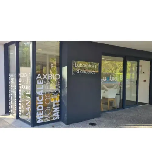 Habillage vitrine AXBIO