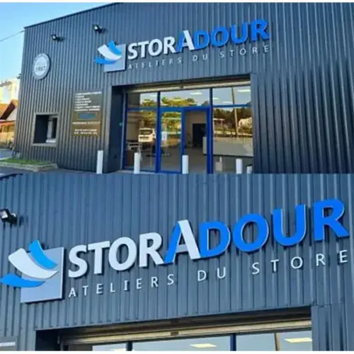 Enseigne lettrage découpés PVC création et pose