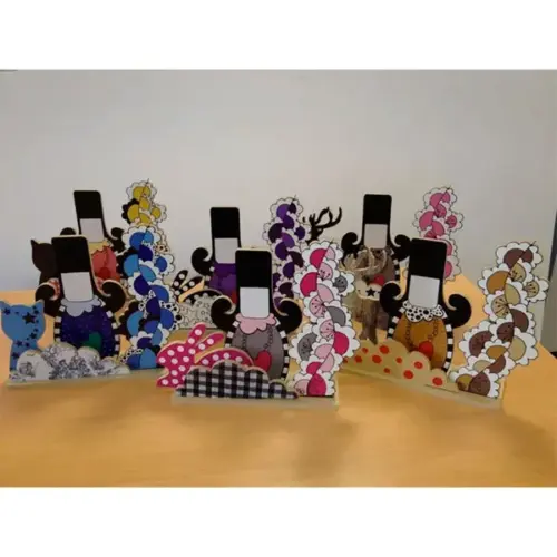 Impression sur bois découpe à la forme