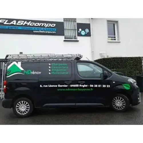 Création graphique + impression + pose Flashcompo