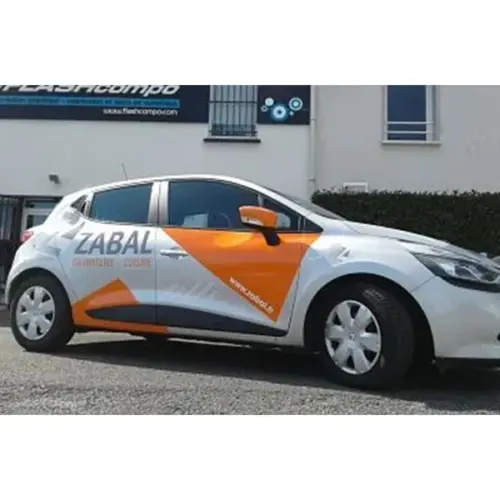 Création graphique + Impression + pose Flashcompo