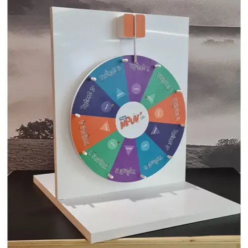 ROULETTE PLV SUPPORT PVC