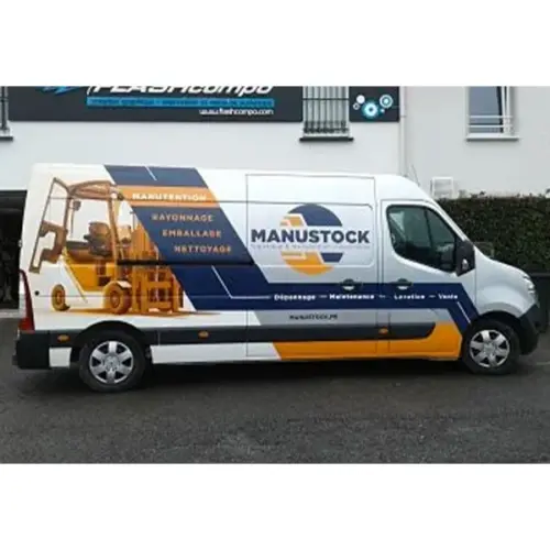 Création graphique Agence Mak2com Impression + pose Flashcompo