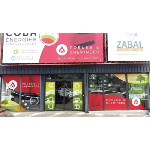 Adhésif vitrine (Flashcompo) création graphique (agence Mak2com)