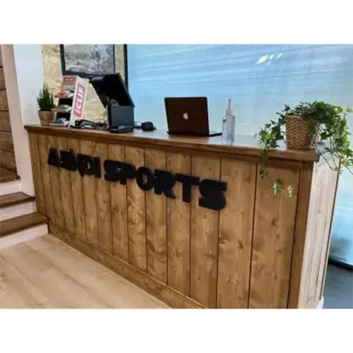 Logo PVC noir découpé