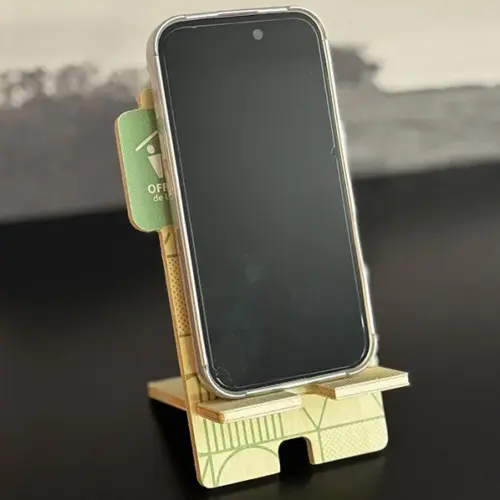 Support téléphone peuplier 5mm