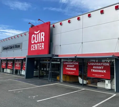 Enseigne Cuir center