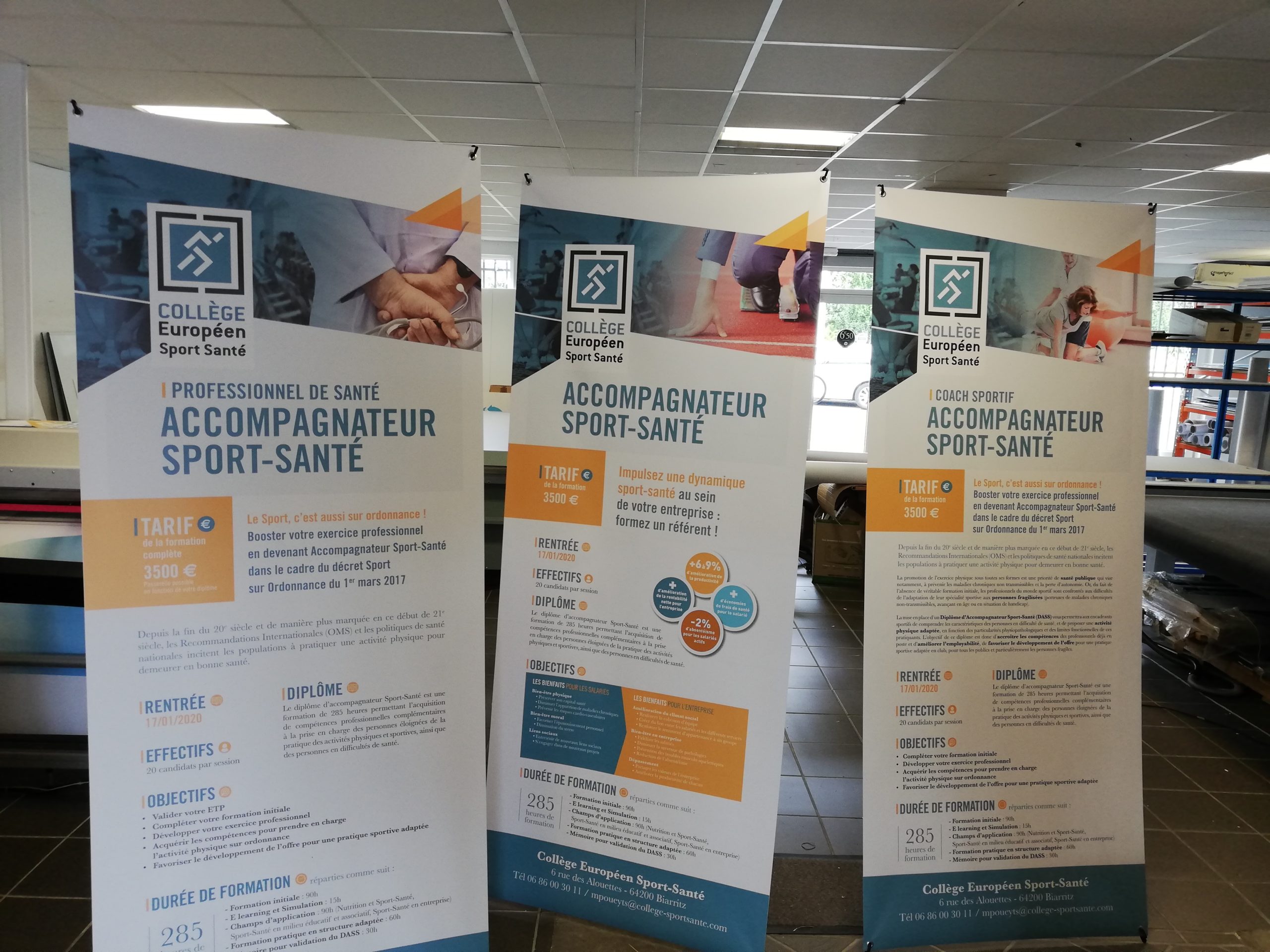X banner toile bâche