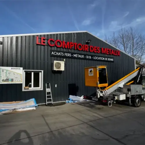 Enseigne lumineuse Le Comptoir Des Métaux Tarnos