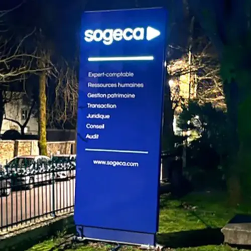 Panneau lumineux Sogeca DAX