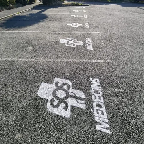 Marquage au sol SOS MEDECIN