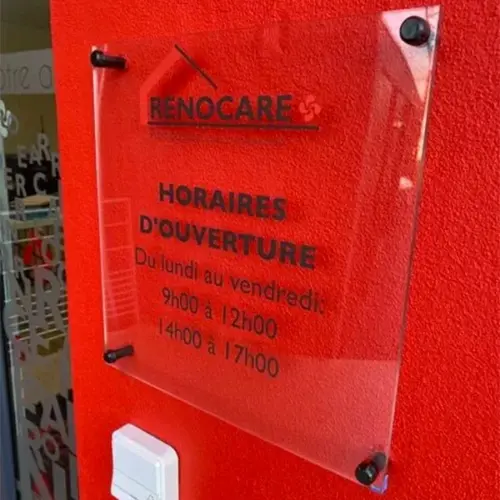 Plaque plexi Renocare
