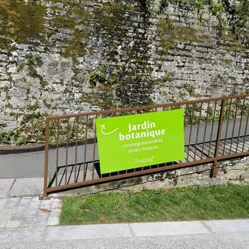 JARDIN BOTANIQUE BAYONNE PANNEAUX DIBOND