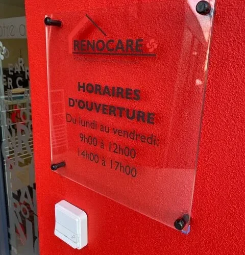 Plaque plexi Renocare