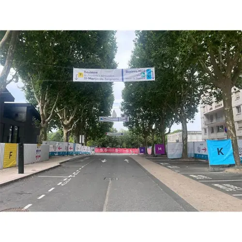 Bâches fêtes de Bayonne 2026