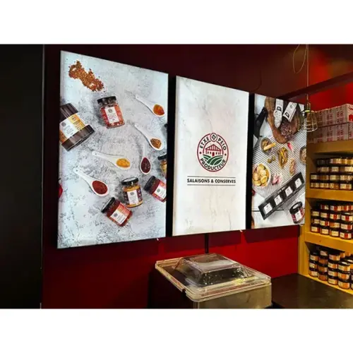 Toile cadre lumineux