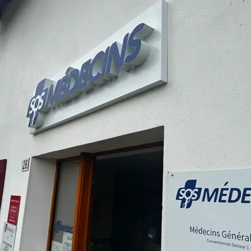 Signalétique SOS Médecin Saint Jean de Luz