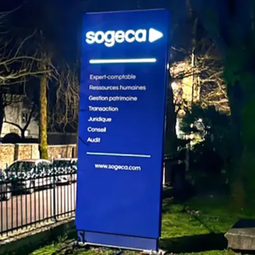 Panneau lumineux SOGECA Dax