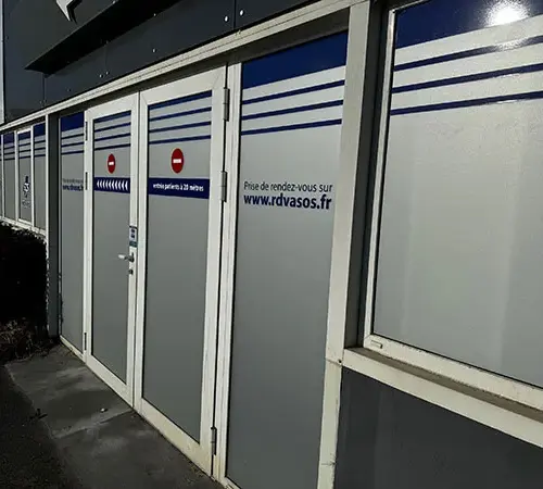 Déco vitrages dépolie